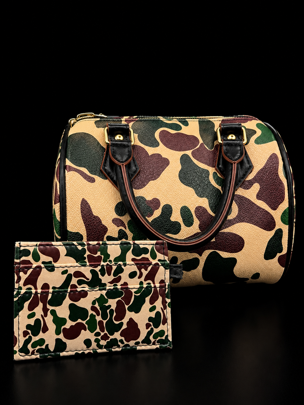 Camo Purse (Matching card holder & strap)